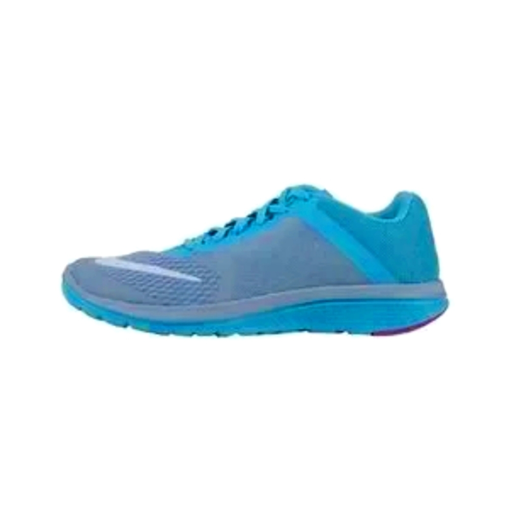 Nike FS Lite Run 3 Wolf Grey/White Gamma Blue/Hyper Violet 7
